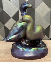 MÁSODIK ZSOLNAY AUKCIÓ! Antik Zsolnay nagyon ritka figura! Hibátlan állapotban! 1910-20-as évek!