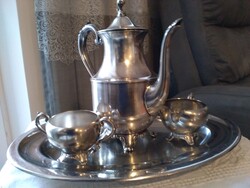 WMA Rogers ezüstözött A minőségű kanna, kancsó, cukortartó és tejkiöntő