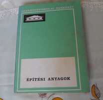 Boromisza tibor - bretz gyula - ébényi miklós: building materials (technical, 1972; textbook)