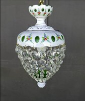 PRECIOSA kézzel festett porcelán kristálycsillár. ÚJ!!!