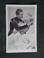 Képeslap,film,mozi,művészet,Baross Natália,Havas Ferenc színész,1955-