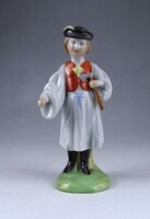 1Z262 Régi favágó legényke Herendi porcelán figura 14.2 cm