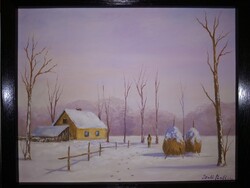 Szabó László (1972-) Téli táj.