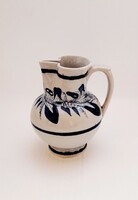 Antik Zsolnay boroskancsó, kancsó - 15cm