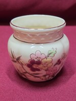Zsolnay virág mintás pici kaspó