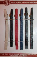 Retro bőr óraszíjak, 1970-es évek