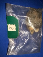 Retro magyar trafikáru "ÉBI " KÉZI KÉSZÍTÉSŰ PLÜSSFIGURA bontatlan játék SÜNI képek szerint 2.