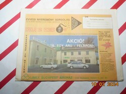 Régi retro reklám újság - Limex Budapest Áruház - 1994. december - Születésnapra ajándék.