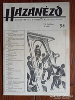 Hazanéző. A korondi FIRTOS Művelődési Egylet folyóirata. 1996, VII. évfolyam. 2 szám.