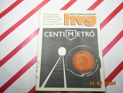 Régi retro újság - HVG - 1985. november 23. - Születésnapra ajándék.