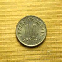 Észtország 1992 10 centi