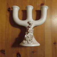 3 águ kerámia Gyertyatartó