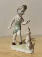 Aquincumi fiú nyuszival