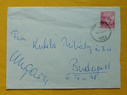 Futott levélboríték Ausztria 1969. 1962. Esterházy kastély 3,50 Schilling bélyeggel