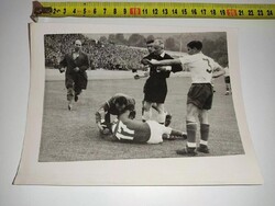 20x15 1958 World cup Austria England FOOTBALL futball sajtófotó UPI Hírügynökseg foci