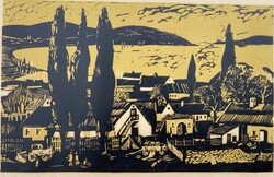 Csavlek András - Balatoni jegenyék