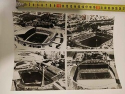 18x24cm 1982 Madrid Aerial stadion futball sajtófotó EFE Hírügynökseg LÉGIFELVÉTEL