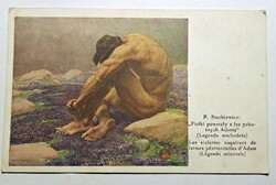 – szimbolista képeslap, Krakkó