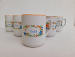 Antik Zsolnay Emlek feliratos bogrek