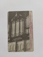 COLLEGIUM MUSICUM 1976. évi kártyanaptár - KONCERTEK AZ AVASI TEMPLOMBAN 1976. NYARÁN MISKOLCON