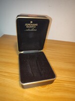 Makulátlan! Junghans quartz starline box doboz clamshell díszdoboz ÓRA NÉLKÜL!
