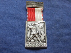 Einzelwettschiessen Concours Individuel 1959-svájci lövész kitüntetés szalaggal (P.Kramer Neuchatel)
