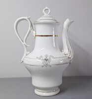 Antik aranyozott porcelán kiöntő