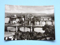 Képeslap (8) - Csehszlovákia (Csehország) - Prága látképe 1960-as évek