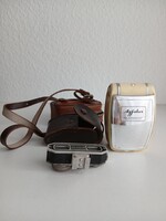 Vintage német 2 darab fényképezőgép kellék, Watameter és Agfa fényerőmérő