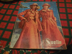 QUELLE ,  51 éves  divat magazin 1975 , TAVASZ _ NYÁR  a 70 -es évekből , 810 oldalon