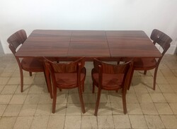 Retro-Vintage étkezőgarnitúra nagyobbítható asztallal