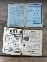-AV942- Régi Vásárigazolvány Fedlapja és Rádiós Katalógus Prospektus Egyben Eladó