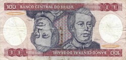 100 cruzeiro cruzeiros 1981 Brazilia 2.