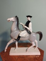Hortobágyi csikós,Hollóházi porcelán