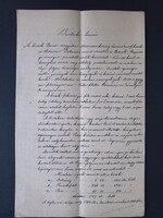 Štrkovec / Felvidék / Kövecses -  Ritka kéziratos birtokleírás Kövecses községből (1892)