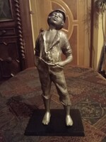 Utcakölyök - régi spiáter szobor- 31 cm