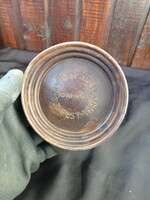 Antik Loebenstein Lipót Rádió Fotó Budapest/Wien bakelit tál