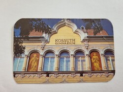 KOSSUTH GIMNÁZIUM 1999. évi kártyanaptár - 100 éves a ceglédi Kossuth Lajos Gimnázium