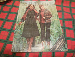 QUELLE  50 éves  divat magazin 1976 , ŐSZ és TÉL  jó állapotú magazin a 70 -es évekből , 360 oldalon