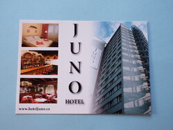 Képeslap (8) - Csehország - Prága - Hotel Juno 1990-es évek
