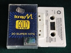 Boney M. - GOLD: 20 Super Hits (1992) - Eredeti Magyar Kazetta MAHASZ Matricával