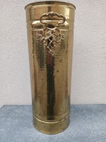 Réz kézzel kalapált esernyőtartó. Alkudható.