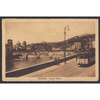 Olaszország,Verona - Ponte Pietra - Kőhíd 1922