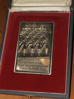 MUNKÁSŐR PLAKETT DOBOZÁBAN