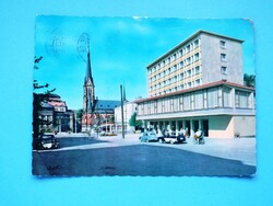 Képeslap (8) - Németország (NDK) - Karl-Marx-Stadt (1990-től Chemnitz) - Színház tér 1960-as évek