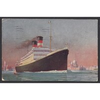 Olaszország,S.S. President Wilson óceánjáró - korábban S.S. Ferenc József császár - Cosulich Line 1928