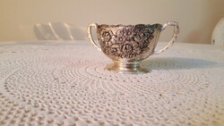 Gyönyörű ezüstözött cukortartó