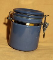 Kék csatos kerámia tároló