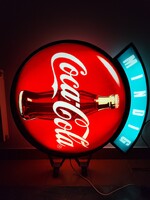 Coca-Cola 2 oldalas reklám világító tábla 90 cm