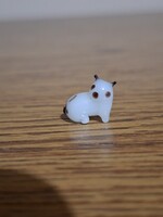 Ici-pici apró üveg cica, macska. Hibátlan